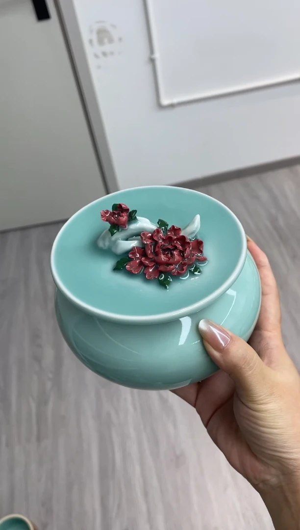 全手特价福利 微瑕 慧仙青瓷