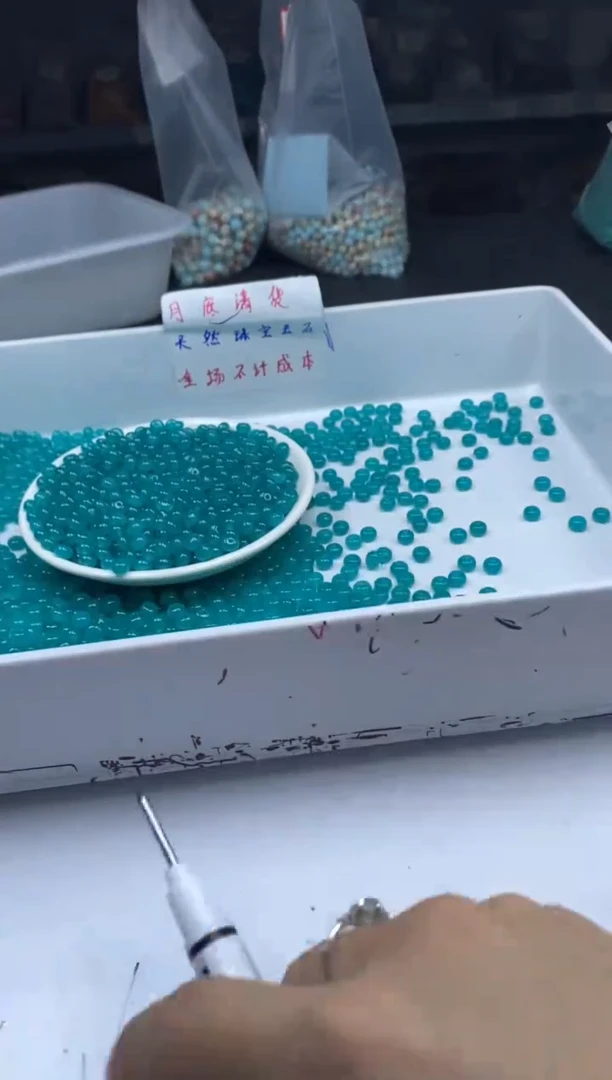 玛瑙/玉髓颈饰未镶嵌w2144高冰天*河石算盘6*3mm*50颗