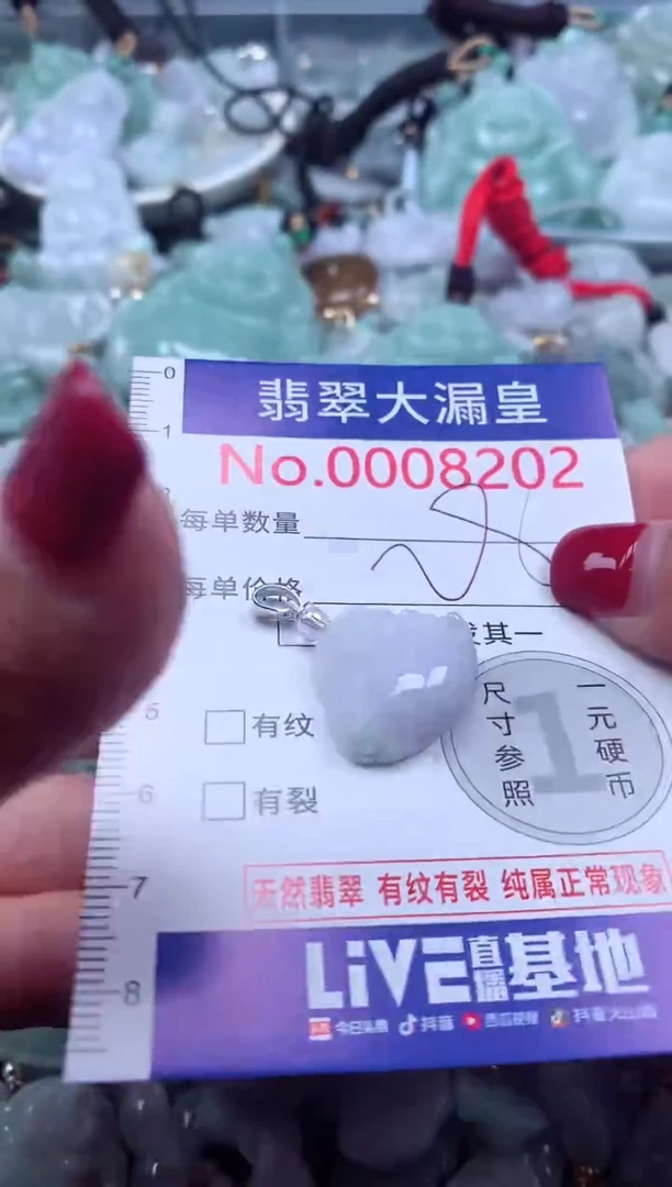 颈饰未镶嵌翡翠8202