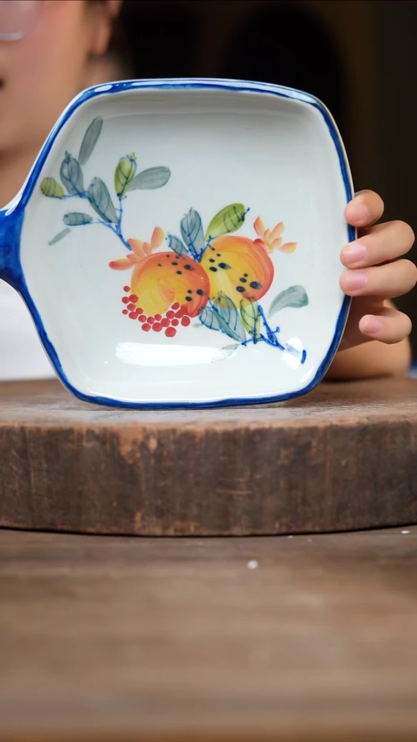 瓷片景德镇高温釉下彩（食品级）