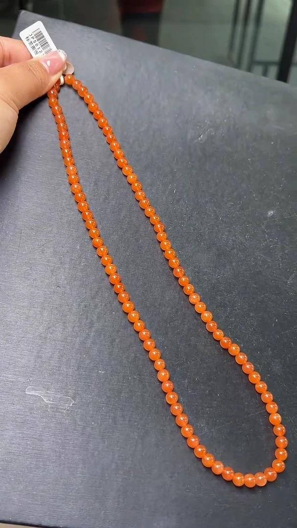 未镶嵌手串水晶红兔毛多圈手串6m+ JP50121