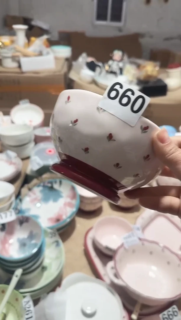 【6寸★4个】黑点针眼属正常陶瓷都有介意慎拍微瑕破损包赔