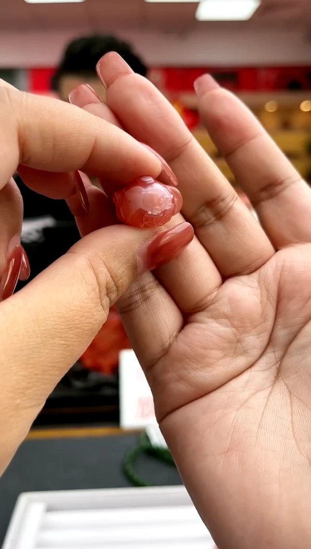 【闪购商品】南红玛瑙卡19南红把把壶未镶嵌一件40