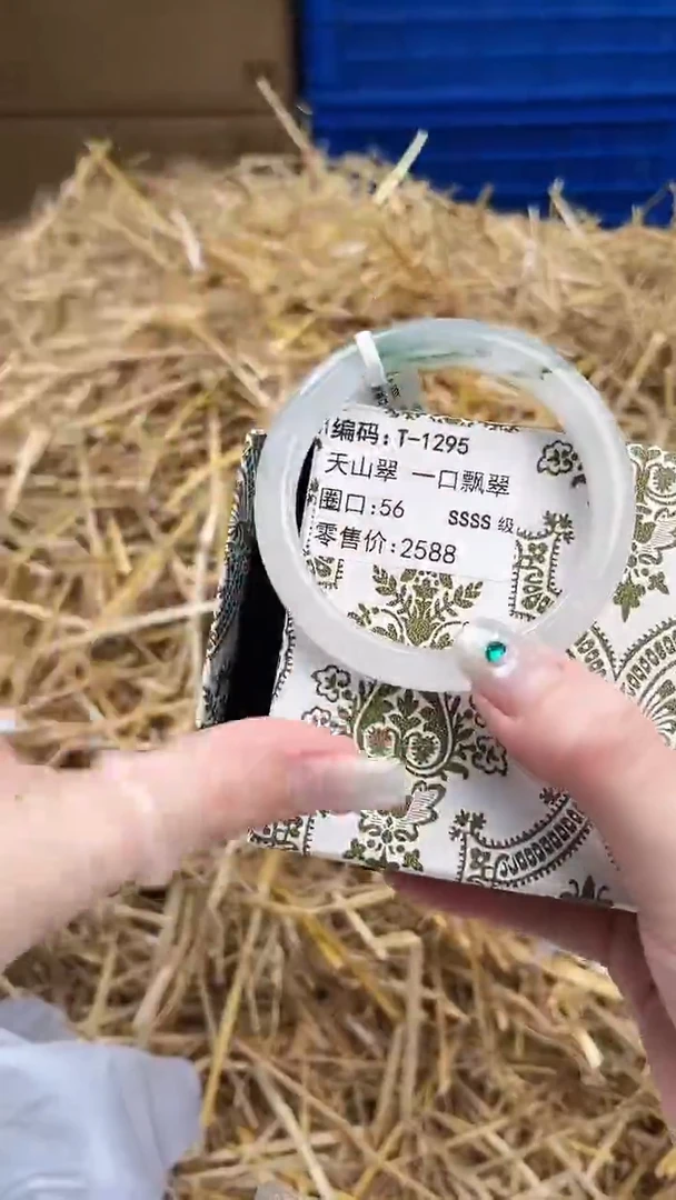 未镶嵌手镯石英质玉T-1295