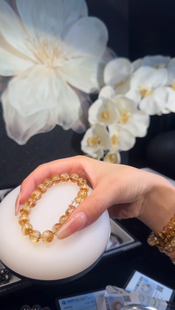 【闪购商品】水晶手串未镶嵌黄塔单圈8