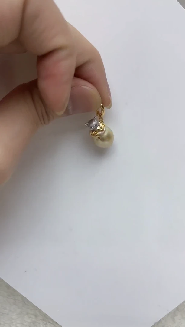 银S925镶嵌颈饰海水珍珠