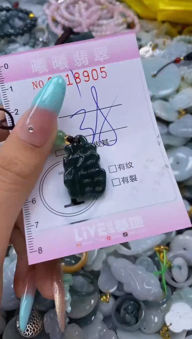 翡翠未镶嵌颈饰闪购0018905