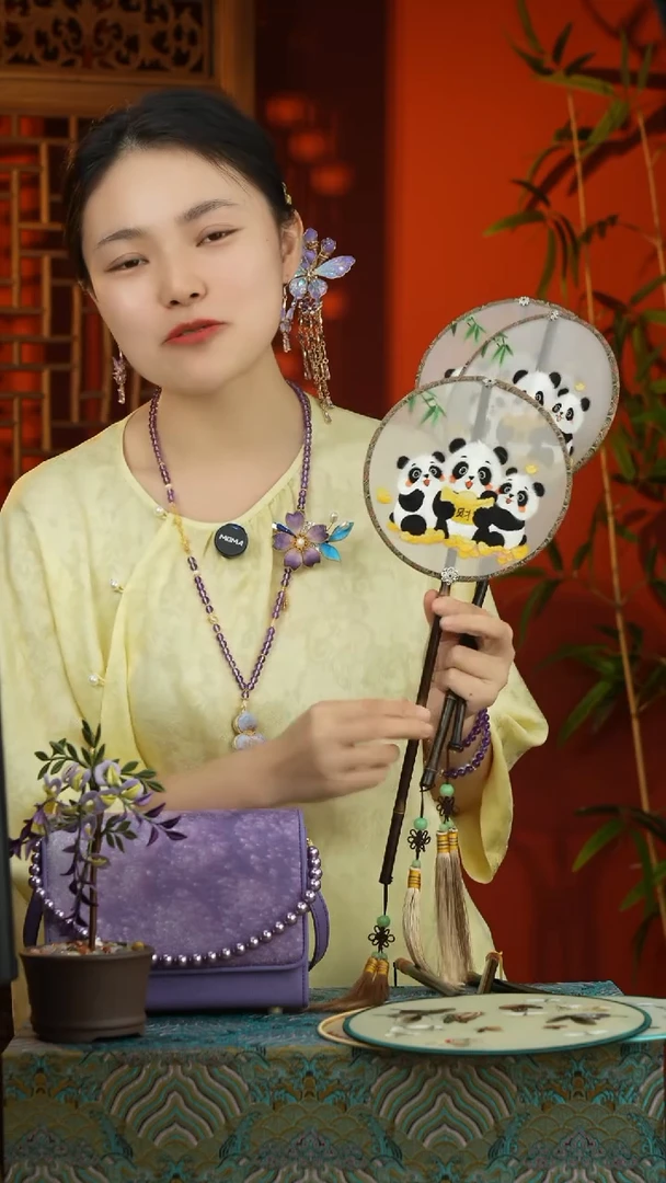 刺绣纯手工非遗国风饰品