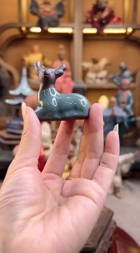 紫砂茶宠器闵茶宠摆件
