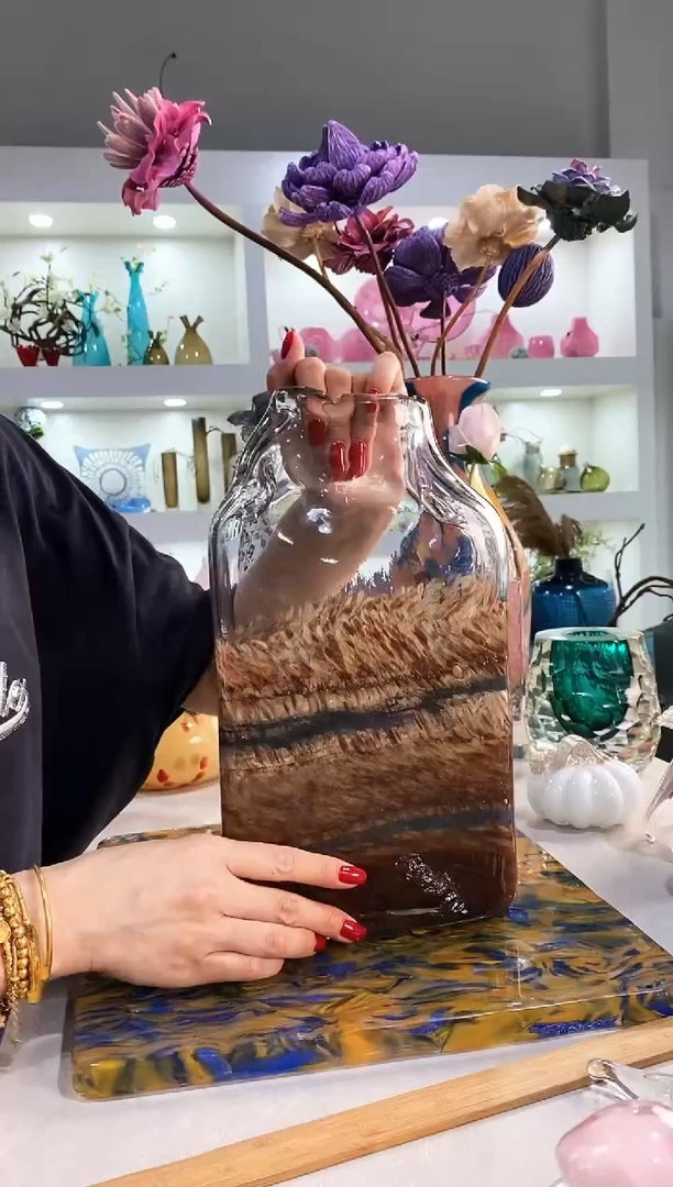 慕忆家手作琉璃花瓶