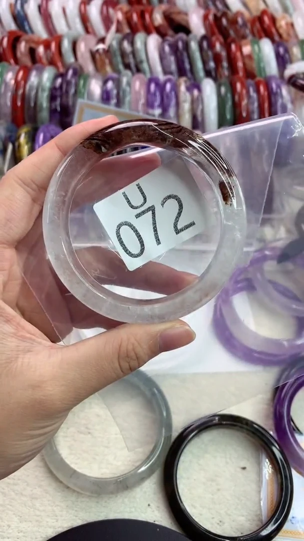 水晶手镯未镶嵌.***️U072-58