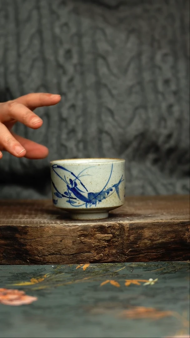 【闪购商品】杯 釉下彩手工手绘同款陶器
