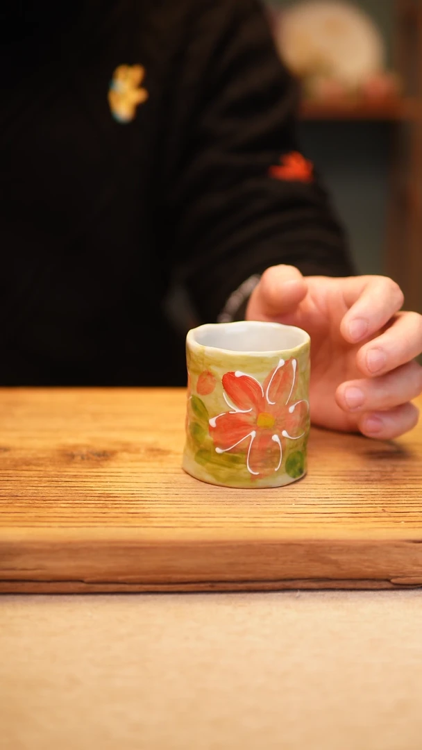 【闪购商品】@@陶园瓷舍@@纯手工手绘@高温釉下彩