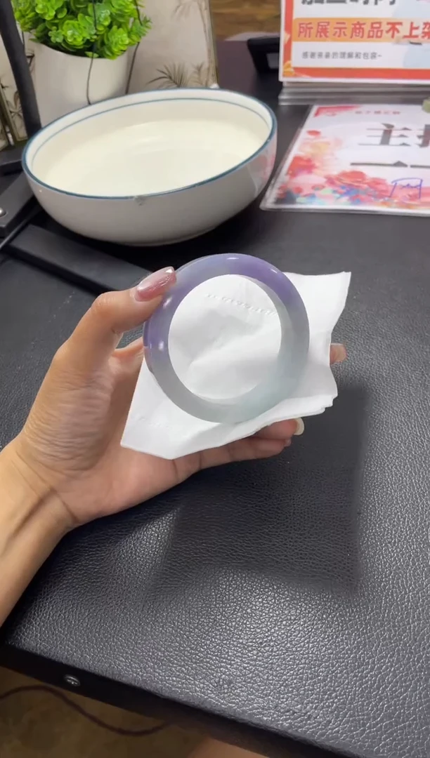 未镶嵌手镯定制翡翠屁*朵正圈YJZQ09SZDZS