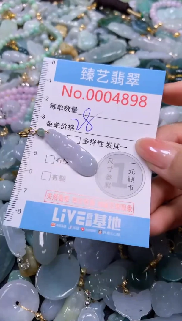 颈饰未镶嵌翡翠4898