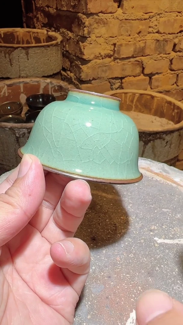 茶盏72柴烧建盏主人杯