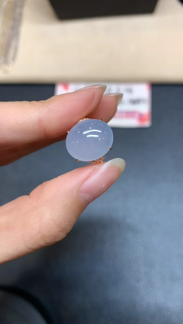 【闪购商品】翡翠戒指18K金镶嵌【无鉴赏期