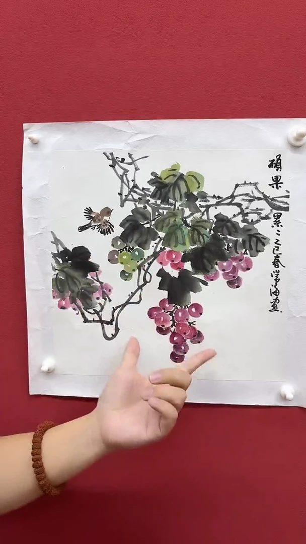 国画常海-国画花鸟1平尺A0305