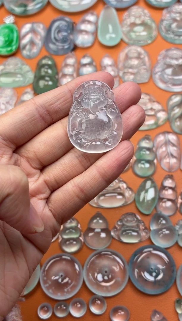 吊坠(不含链)未镶嵌翡翠59 财神 35.7 27.2 5.7