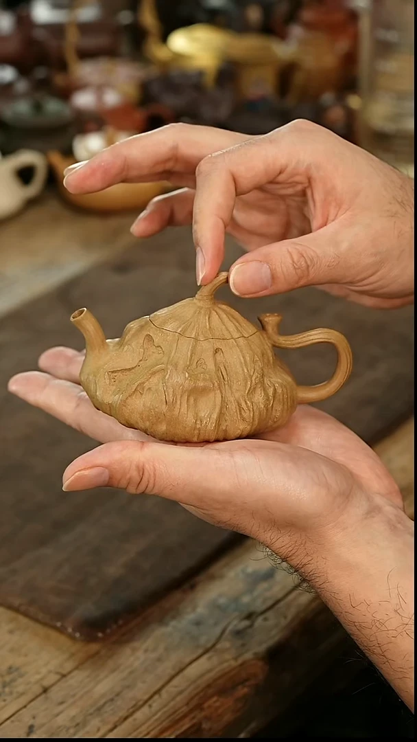 茶壶紫砂枯荷紫砂壶