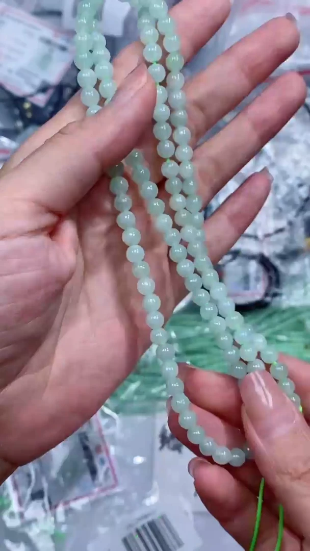 颈饰未镶嵌翡翠珠链