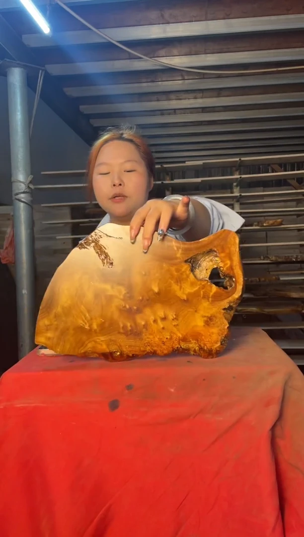 木6香杉枯木瘤根料一物一拍茶盘老料木料