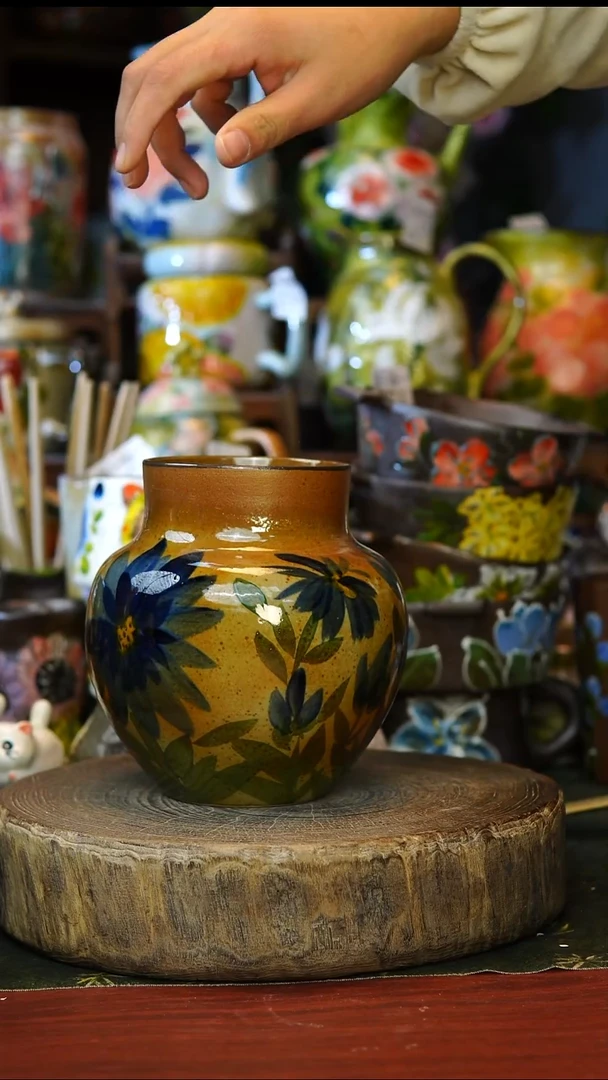 陶瓷186景德镇手工手绘釉下彩