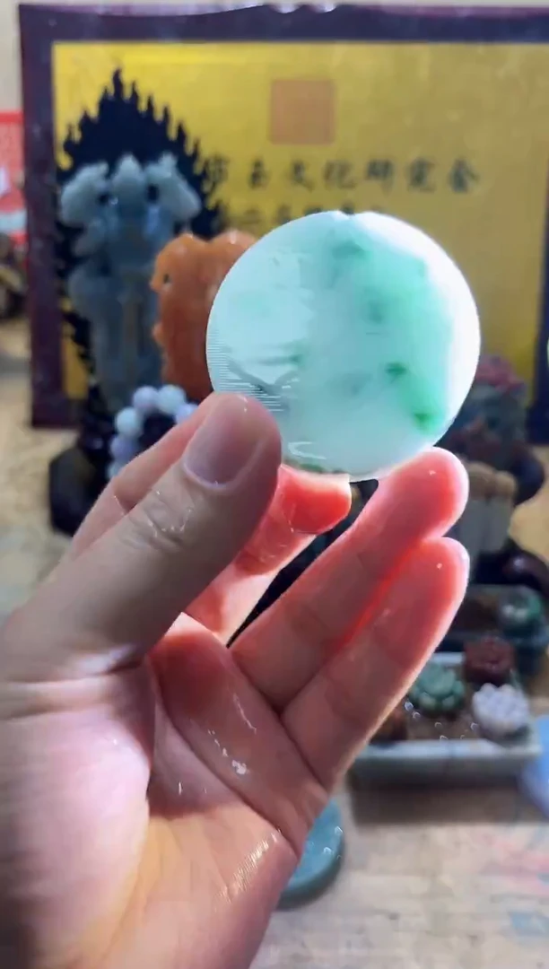 未镶嵌挂件翡翠A货常星7101