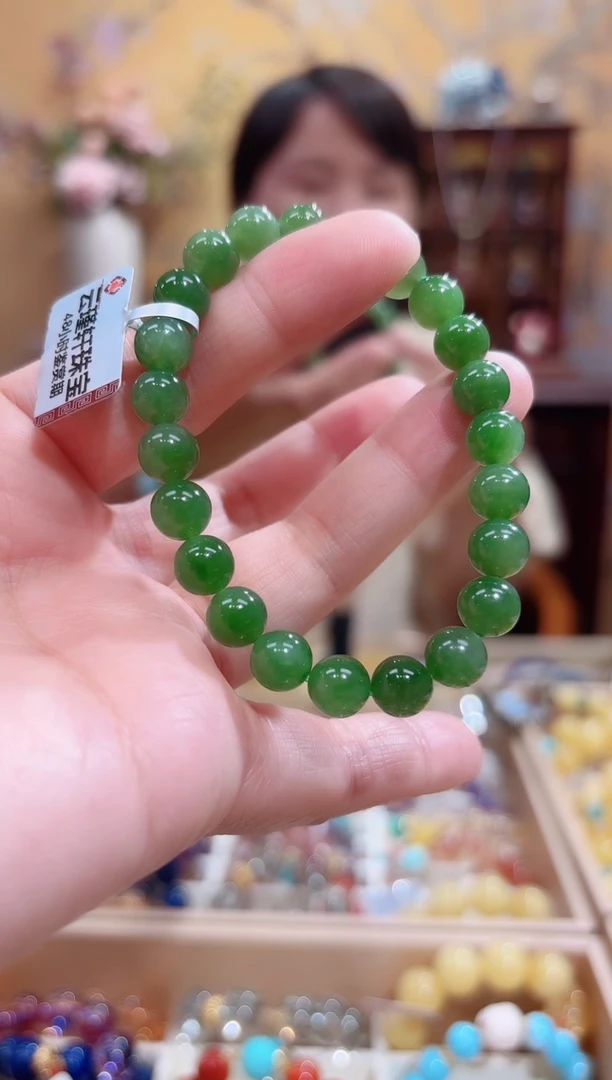 未镶嵌手串和田玉设计款珠串8+