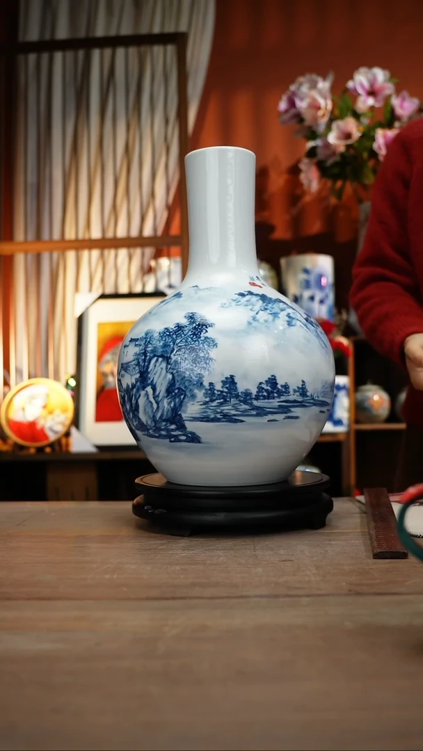 【简家甄选】景德镇设计师釉下手绘陶瓷