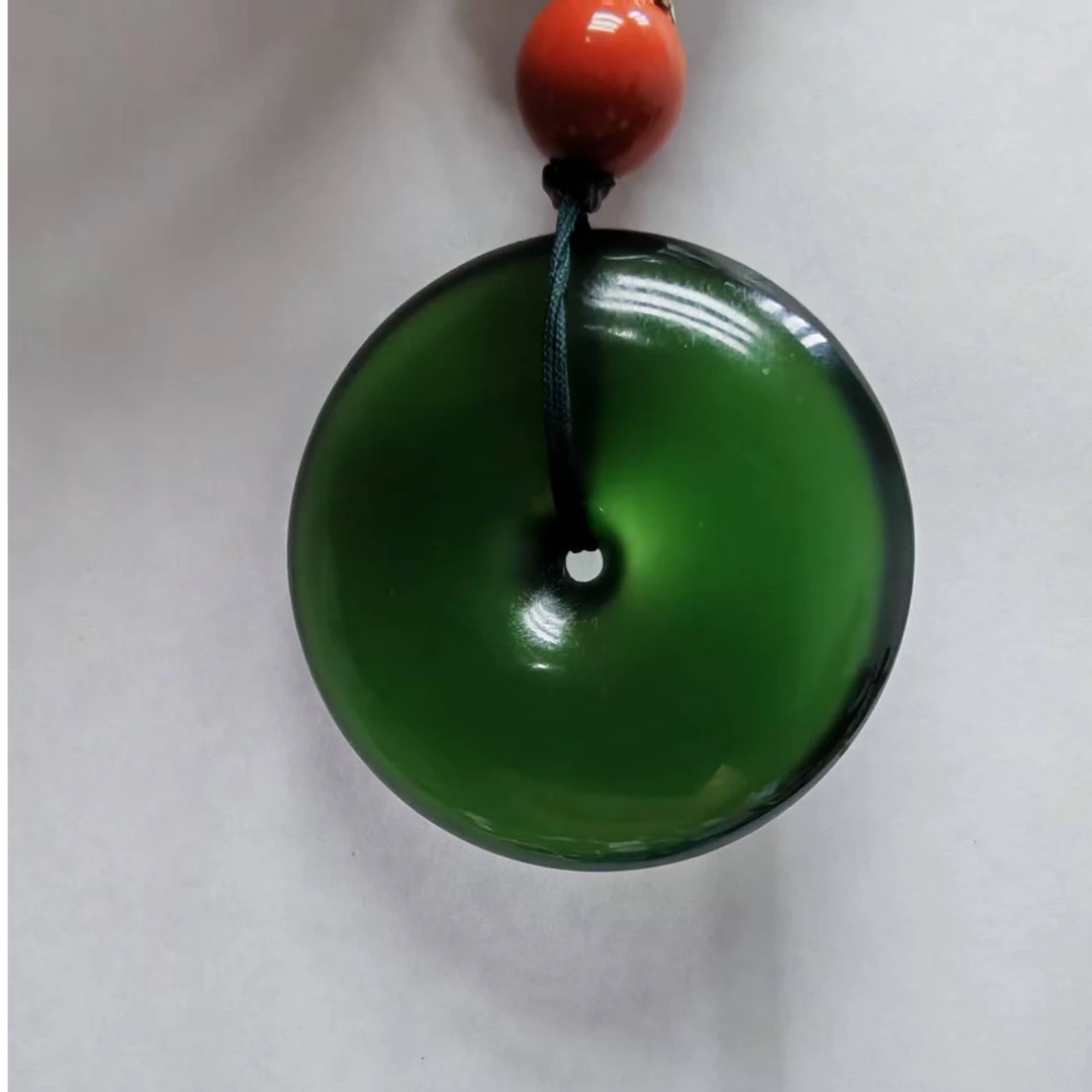 纯天然岫玉180平安扣设计款链子拍一发一多样性发货*拍一发一