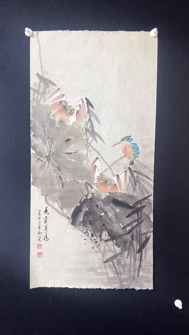【闪购商品】国画水墨花鸟墨色