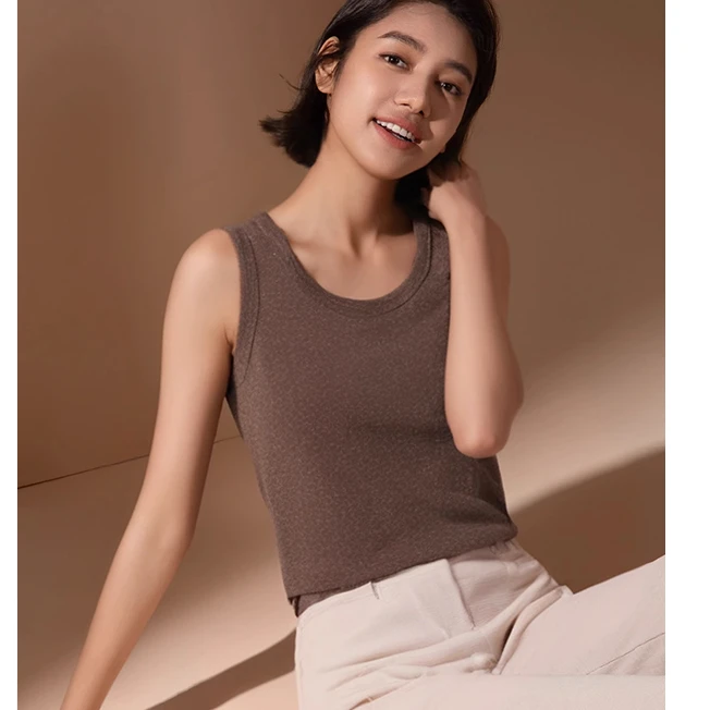 25新款天丝亚麻吊带背心