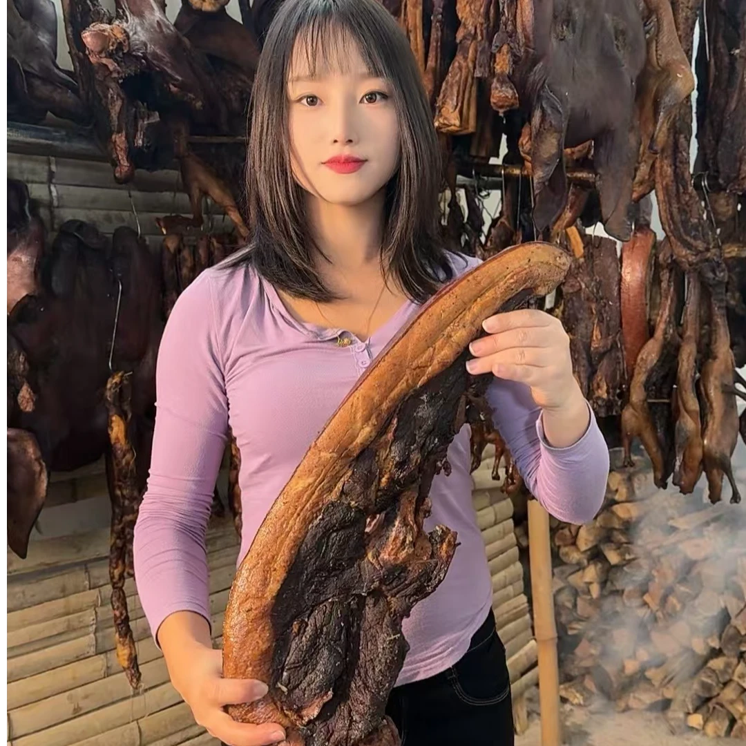 《小雪妹妹专属》高山农家烟熏腊二刀