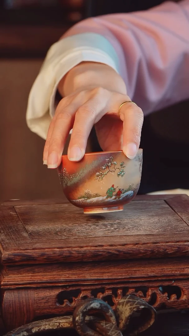 艺然堂手工手绘茶器