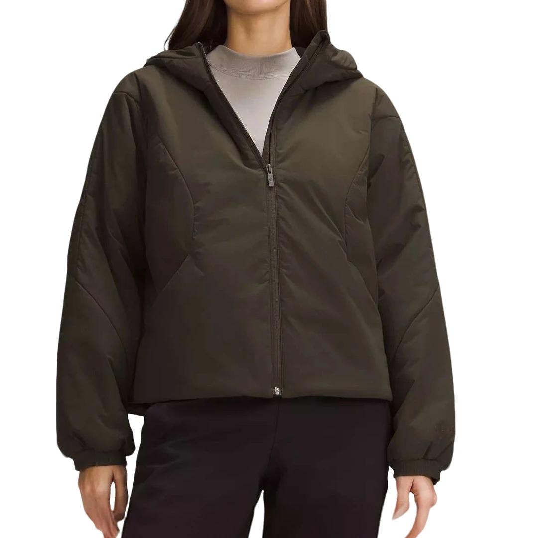 lululemon/露露乐蒙Water-Resistant insulated Hooded 保暖棉服