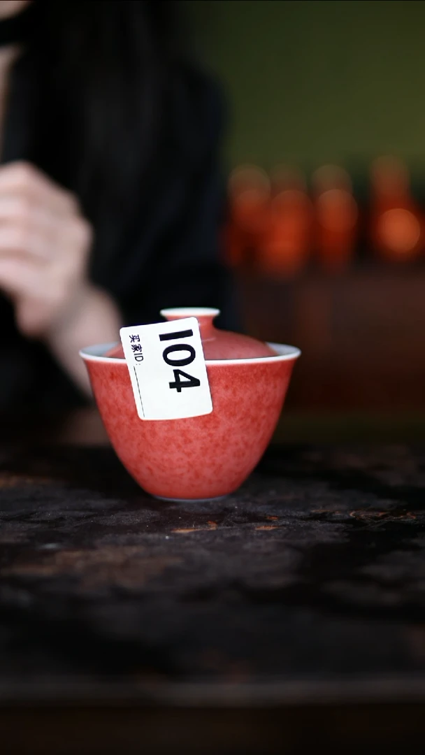 杯子行***牛景德镇纯手工陶瓷豇豆红