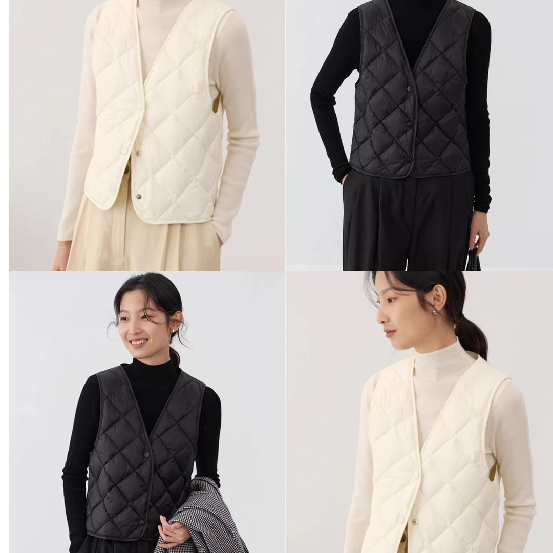 点心家！薄款绒绒背心短款