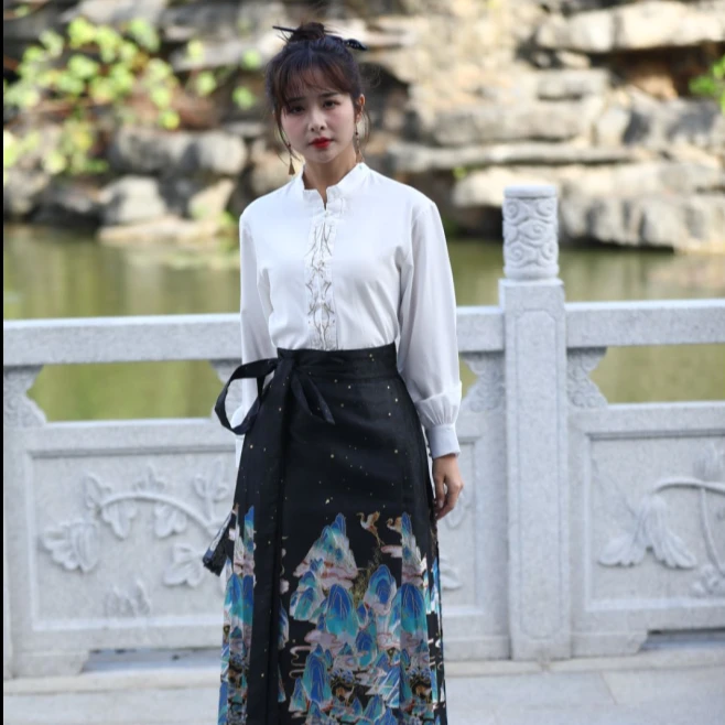 织锦妆花马面裙中国风明制日常刘姐专属