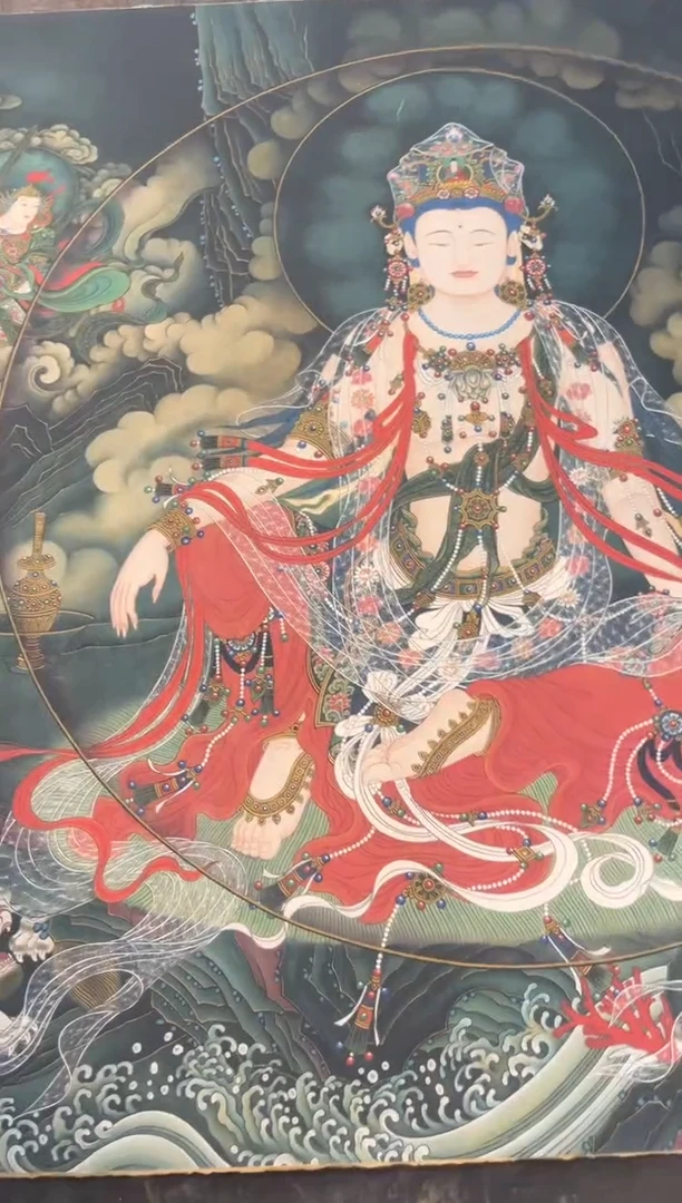 卷轴画大朱画院老刘专属W98