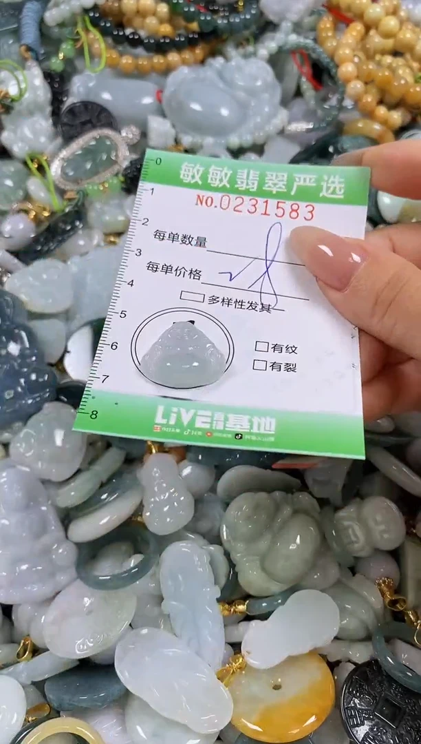 翡翠未镶嵌颈饰闪购0231583