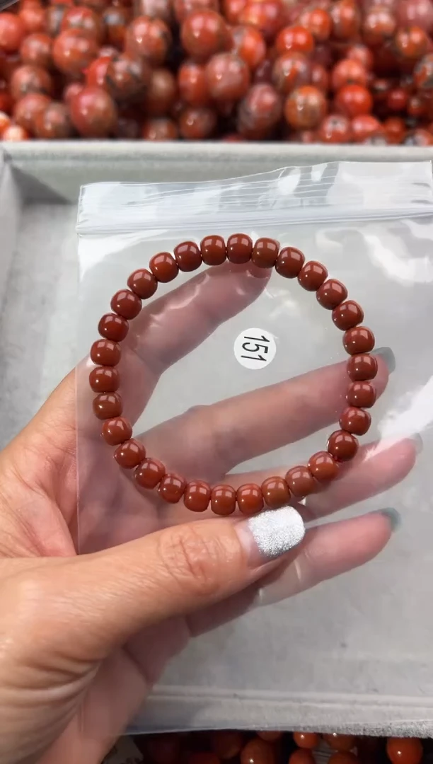 未镶嵌手串南红玛瑙7