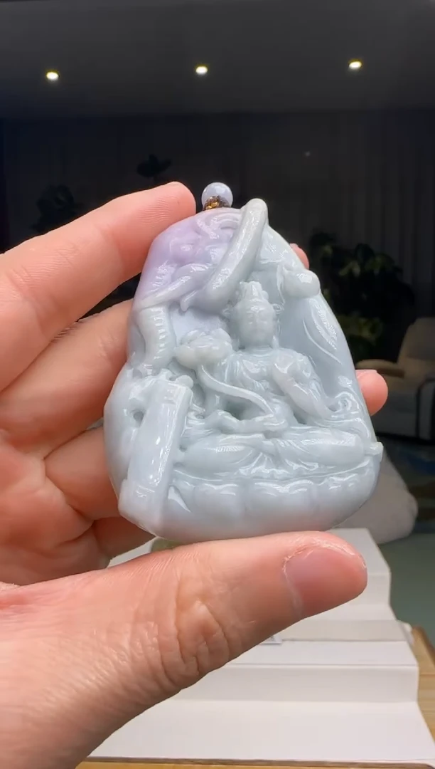 【闪购商品】翡翠吊坠(不含链)未镶嵌DY@@960Q1J08426