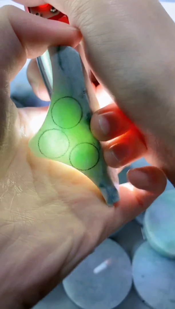 未镶嵌裸石翡翠天然缅甸翡翠FC581