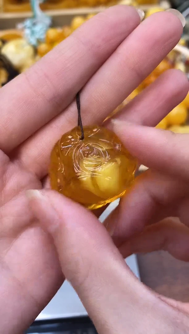 裸石琥珀未镶嵌天然琥珀蜜蜡
