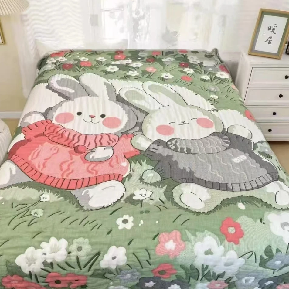 【草坪兔】2米*2.3米轻享被纯棉母婴A类贴肤熟睡超柔精梳棉