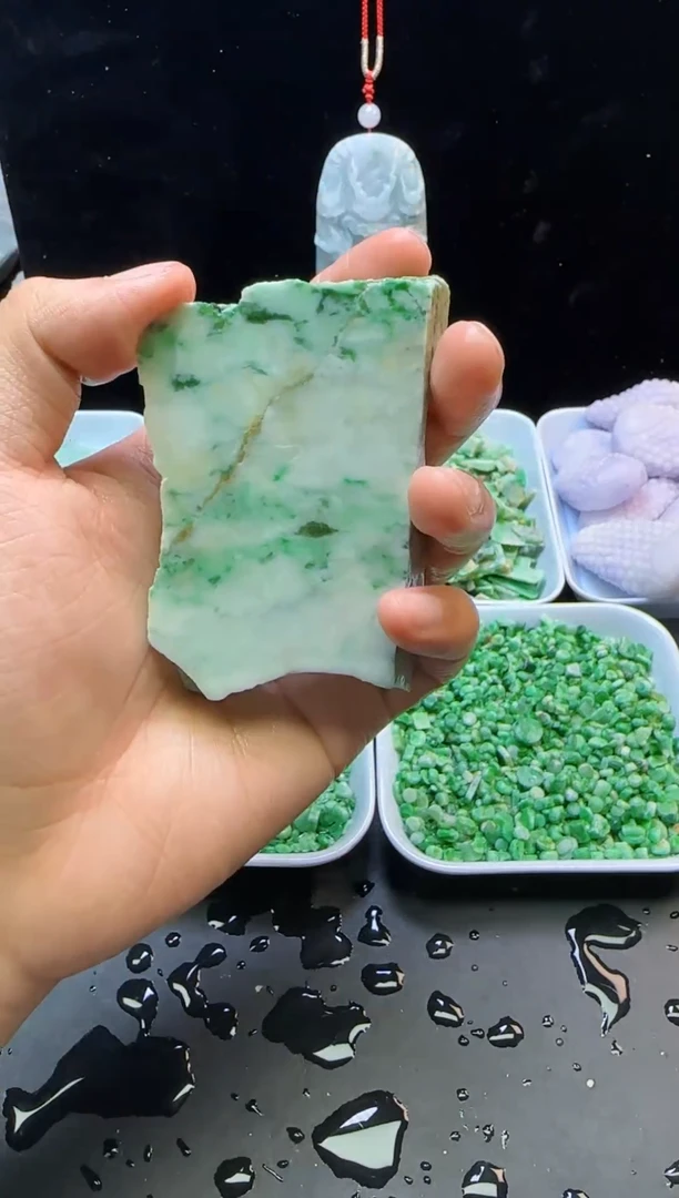 翡翠挂件未镶嵌006天然A货翡翠