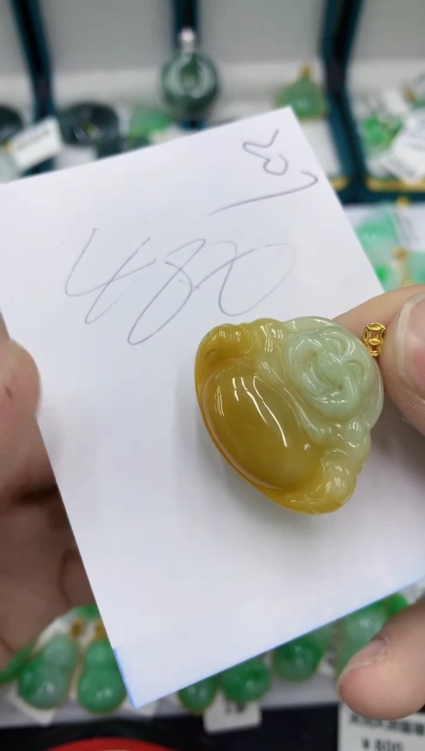 【闪购商品】翡翠颈饰18K金镶嵌1111111111