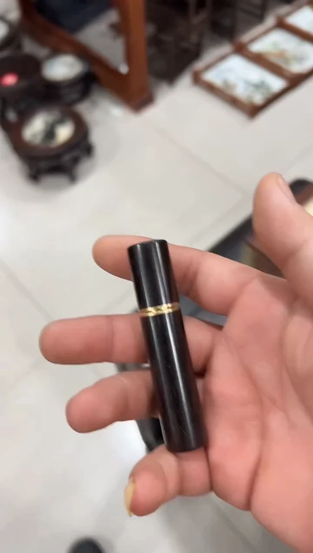 檀木小号牙签罐1