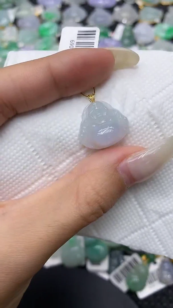 颈饰18K金镶嵌翡翠11111111111